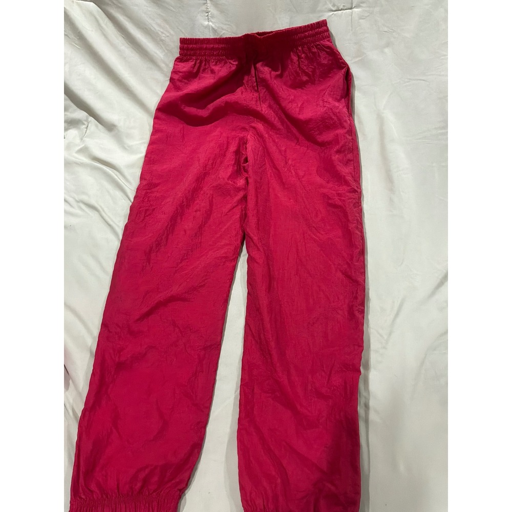 Vintage‎ Wisconsin Badgers Red Nylon Windbreaker Track Pants Mens Large Bucky - Picture 9 of 9